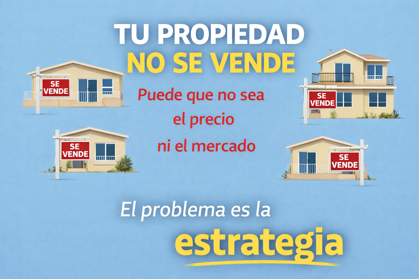 Estrategia para vender su propiedad
