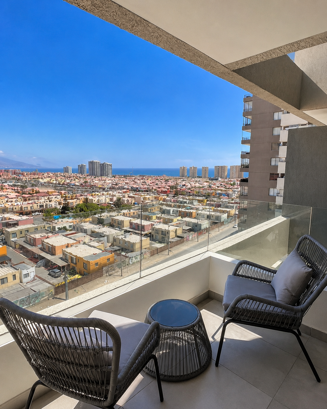 Departamento Amoblado en Venta Edificio Las Águilas | 1 Dormitorio | 1 Baño | 1 Estacionamiento | 3.700 UF | Antofagasta