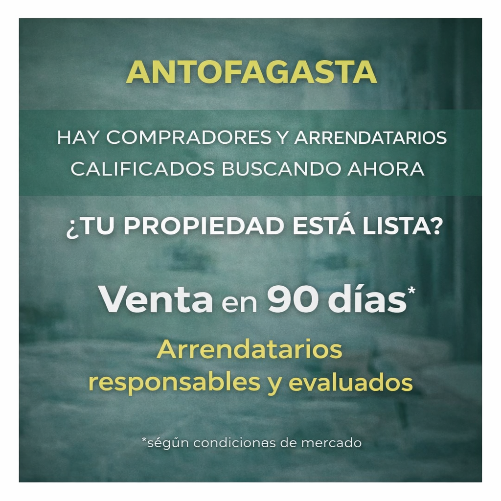 Venta o arriendo de su propiedad