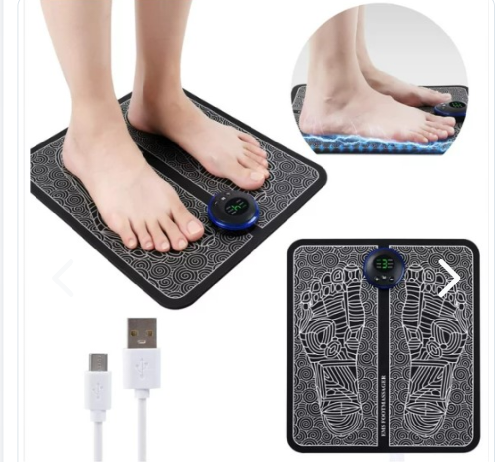✨ Alfombra Masajeador Eléctrico para Pies ✨
¡Tu spa personal en casa, cuando tú quieras!
