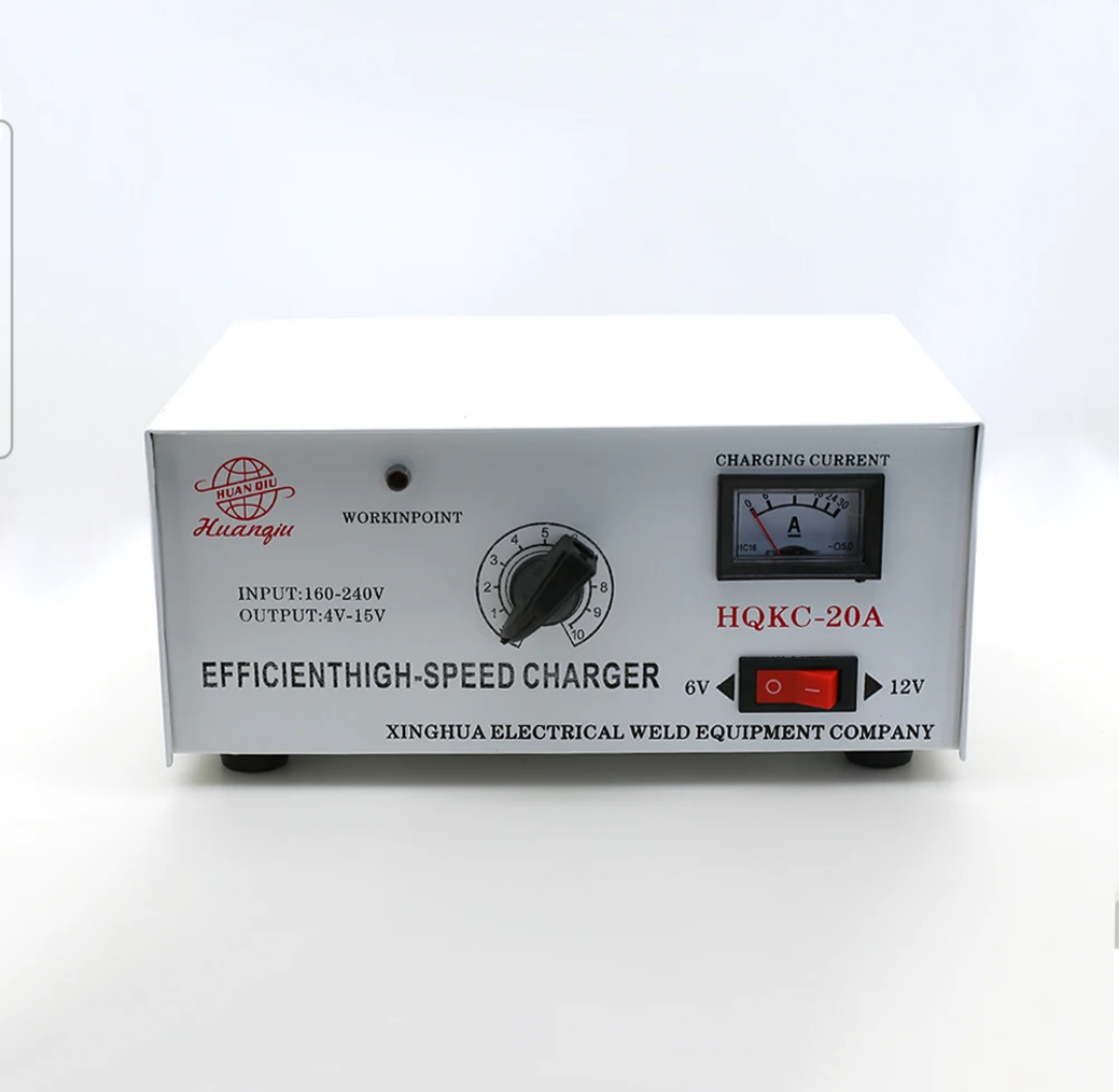 Cargador de baterías portátil 6V-12V